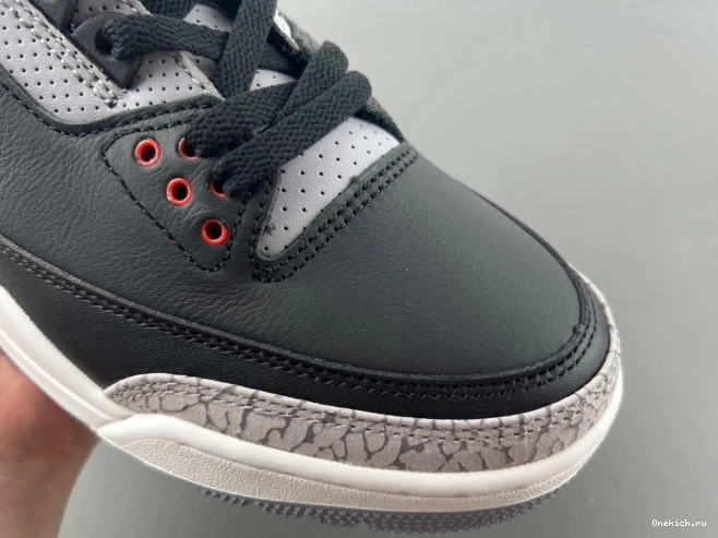 One Kick Black Cement Air Jordan 3 DN3707-010 0716